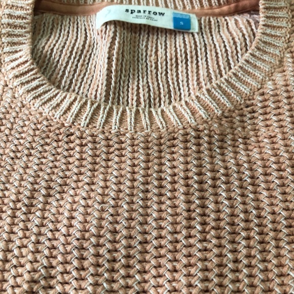 Anthropologie Salmon-Colored Sweater - Picture 2 of 3